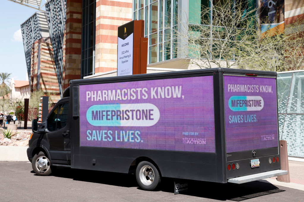 Experts have said that mifepristone, part of a two-drug regimen, has a record of safety and efficacy in more than two decades of use. (Chris Coduto/Getty Images for UltraViolet).