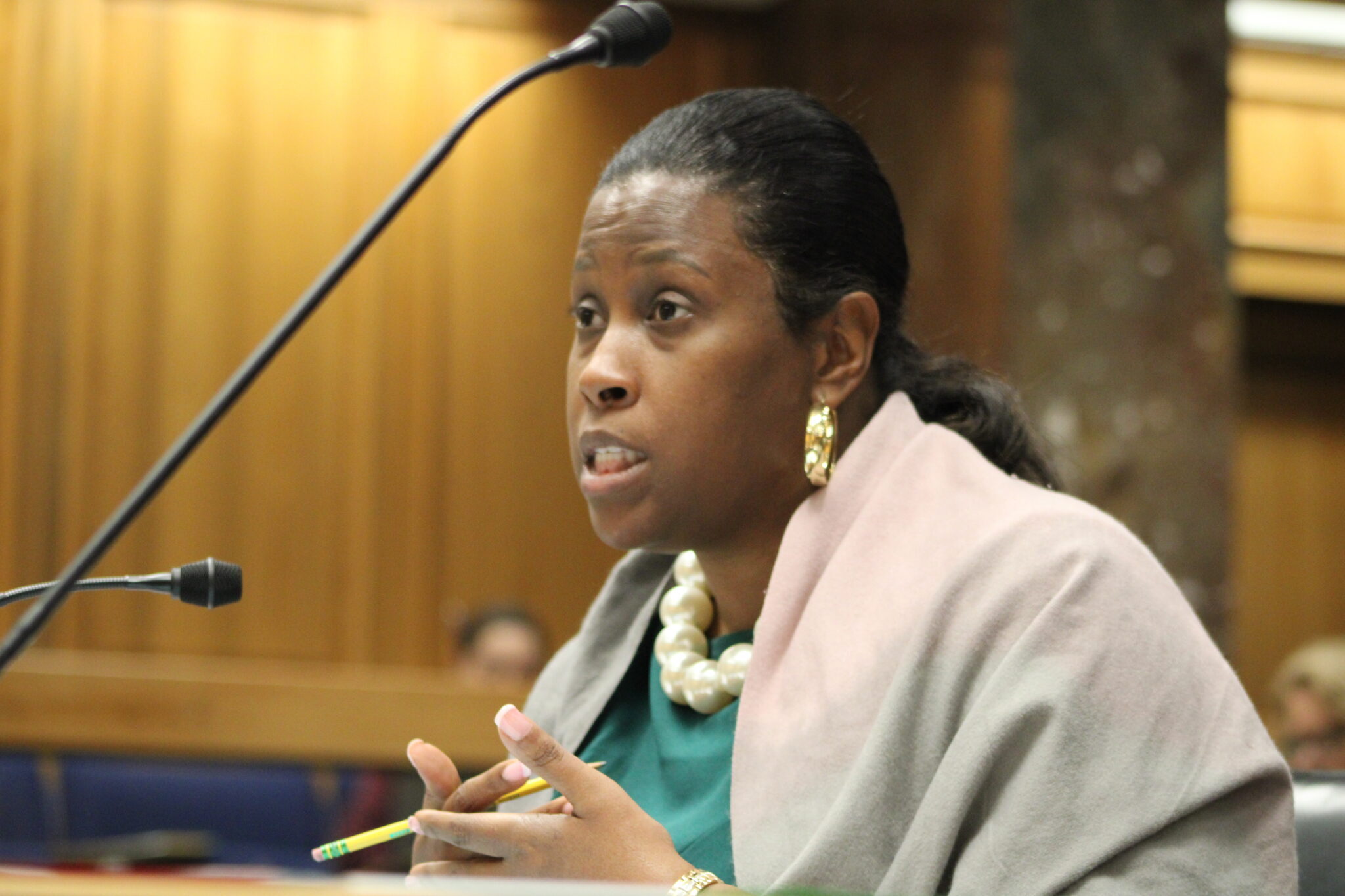 Sen. Katrina Jackson, D-Monroe, is sponsoring legislation that would give one anti-abortion nonprofit millions of public dollars. (Greg LaRose | Louisiana Illuminator)