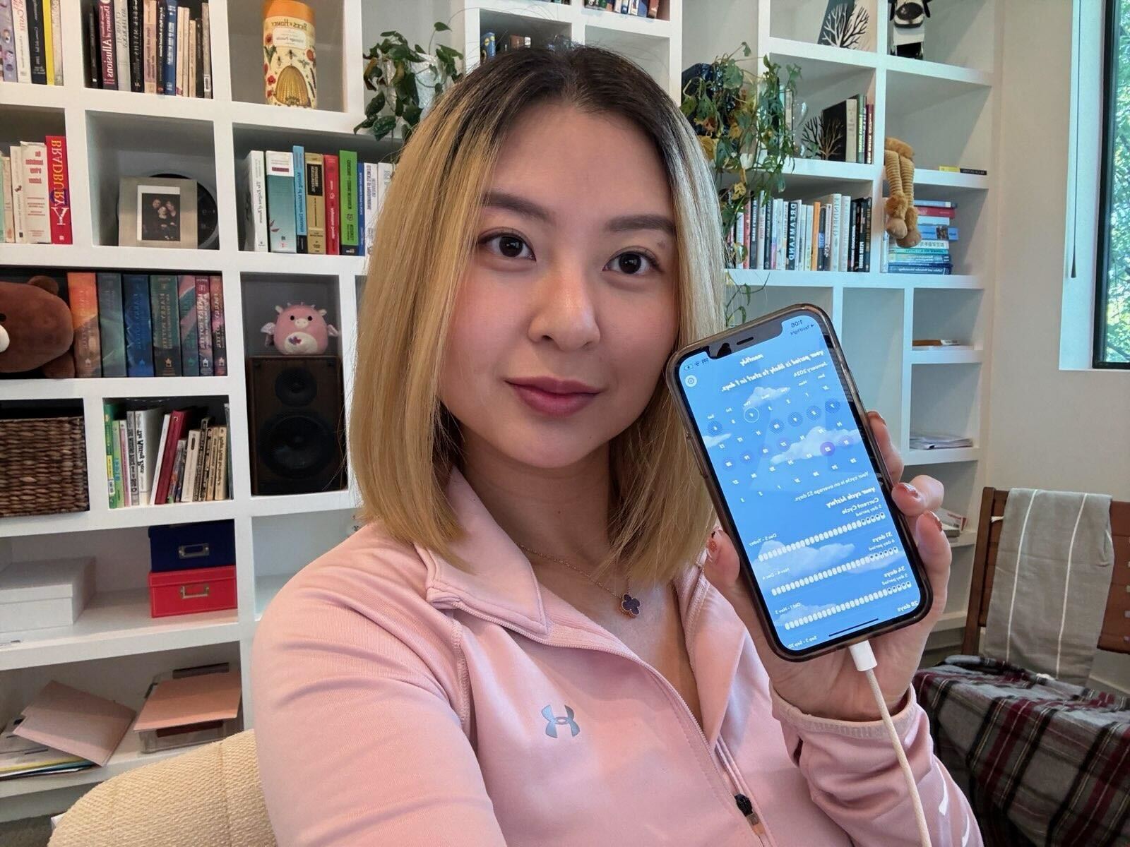 Elizabeth Ha created the privacy-minded menstrual tracking app Monthly last year, after failing to find an option that felt safe enough to her following the Dobbs decision. (Courtesy of Elizabeth Ha)