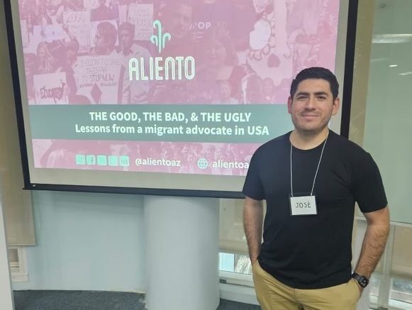 José Patiño, a 35-year-old DACA recipient and Arizona community organizer, says it took him a long time to overcome the fear of sharing his personal information — including his legal status — on social media. (Photo courtesy of José Patiño)