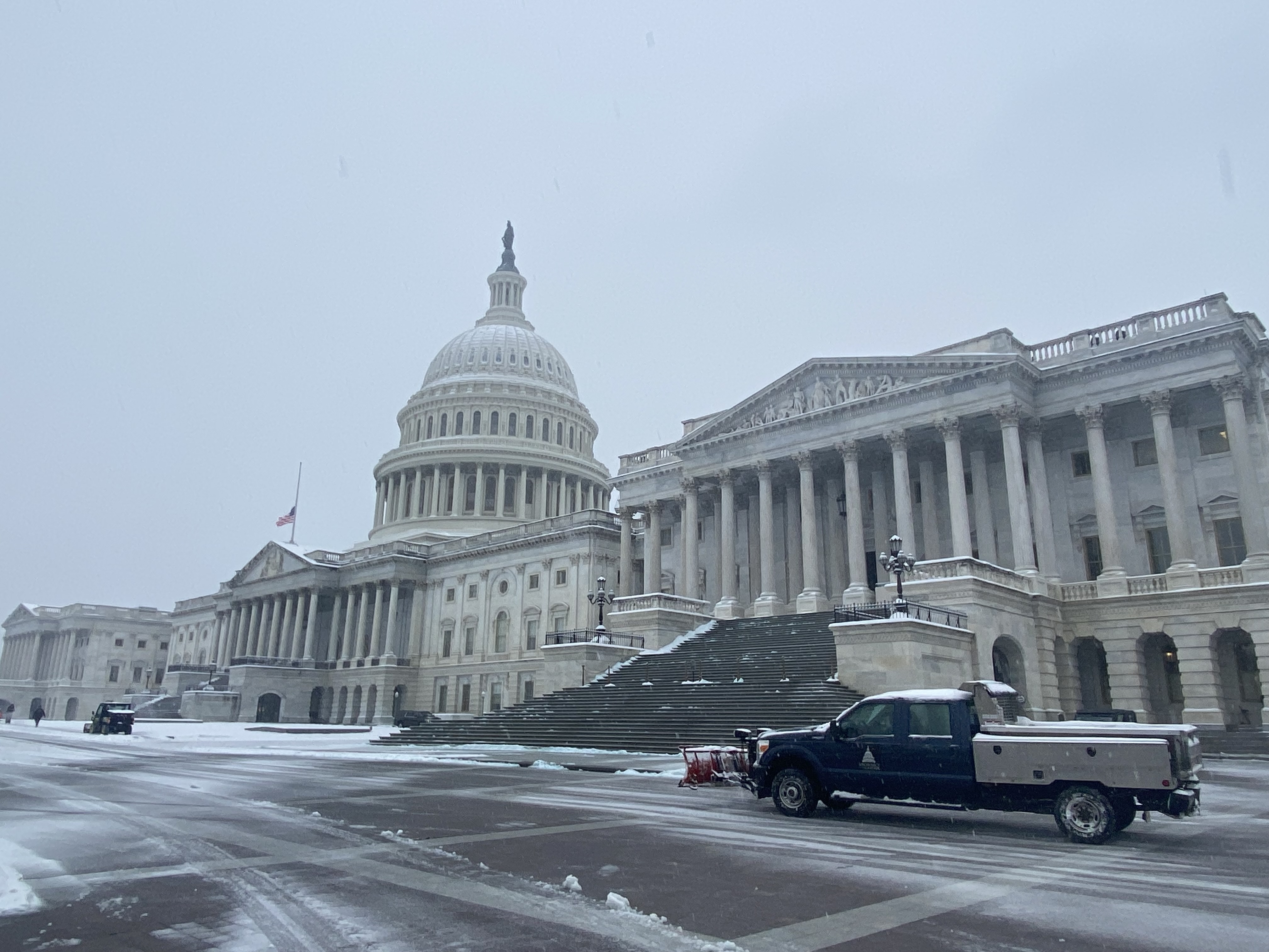 The U.S. Capitol on Jan. 6, 2025. (Photo by Jennifer Shutt/States Newsroom)