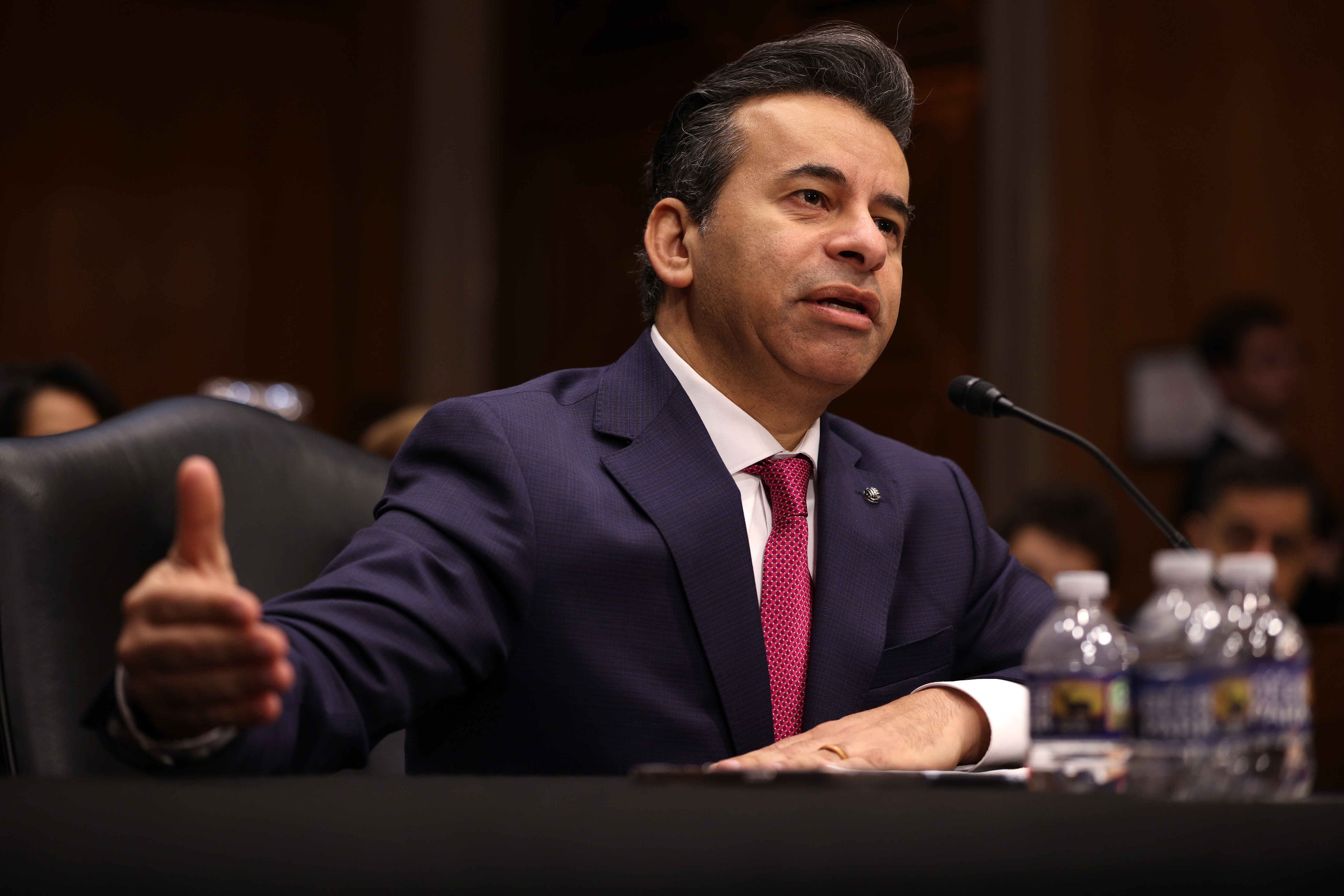 Dr. Martin Makary, President Donald Trump's nominee to lead the Food and Drug Administration, testifies during his confirmation hearing before the Senate Committee on Health, Education, Labor, and Pensions Committee at the Dirksen Senate Office Building on March 6, 2025, in Washington, D.C. (Photo by Kayla Bartkowski/Getty Images)