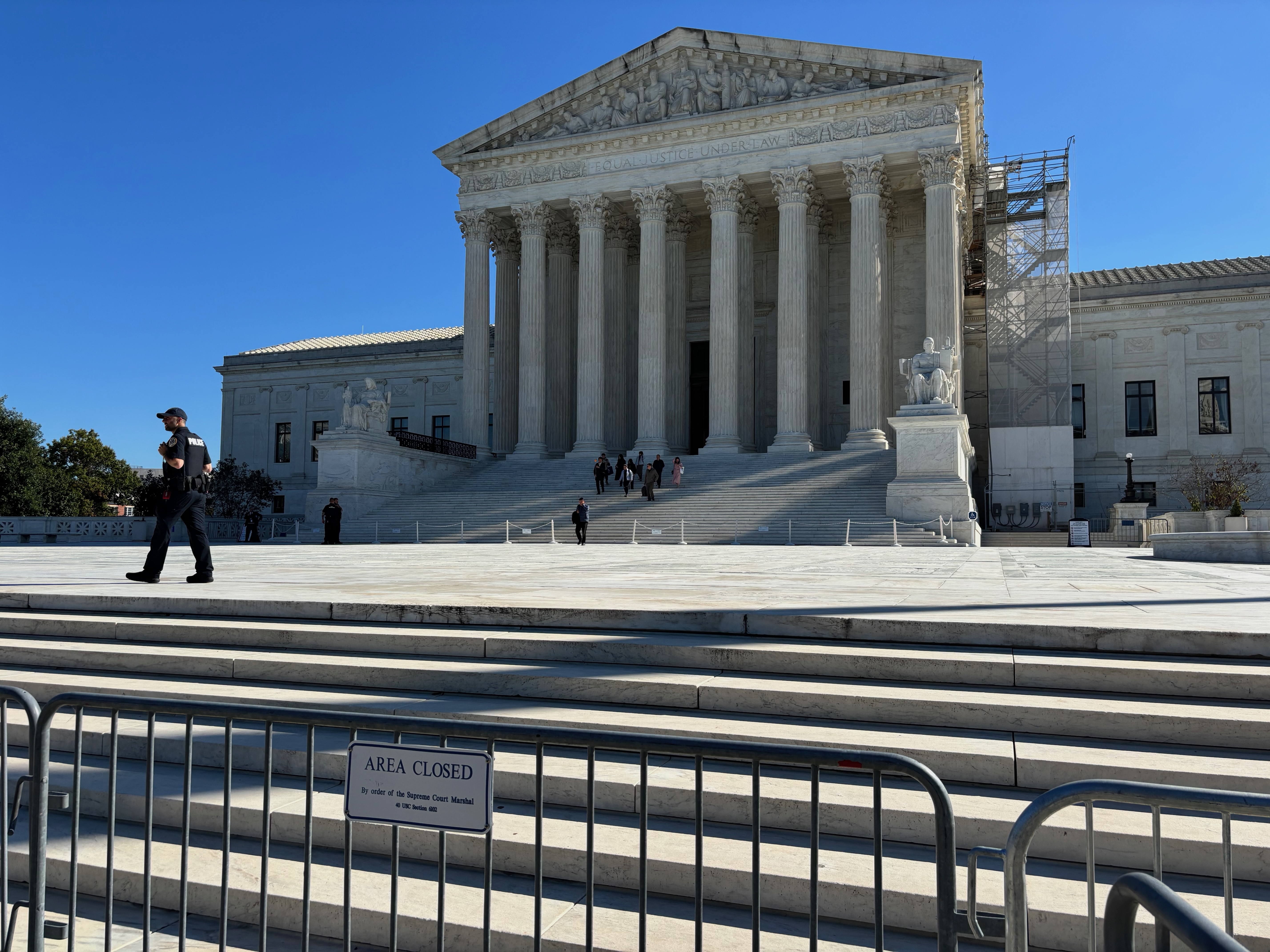 The U.S. Supreme Court, on Oct. 9, 2024. (Photo by Jane Norman/States Newsroom)