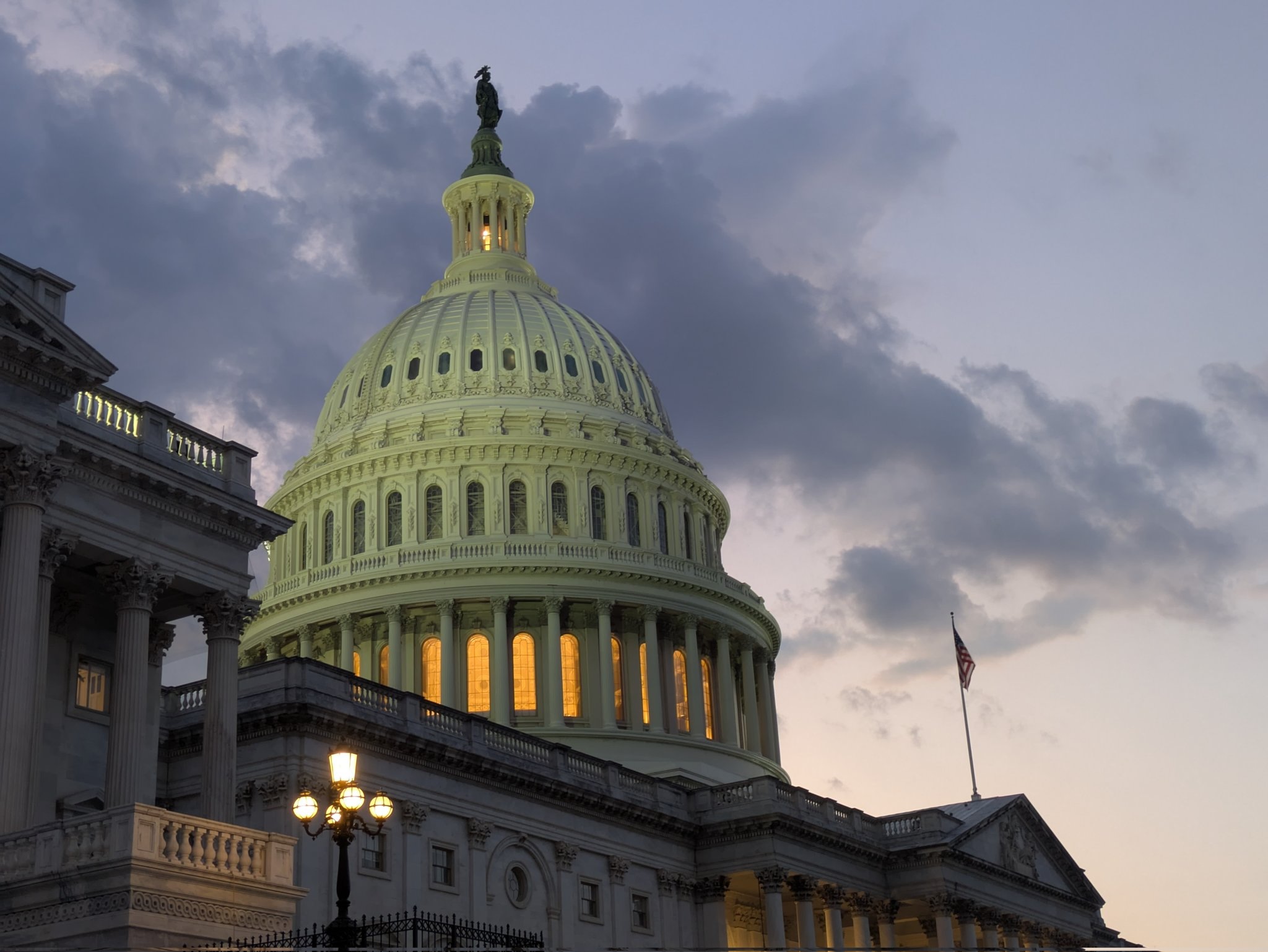 The U.S. Capitol as lawmakers worked into the night on the "big, beautiful bill" on July 2, 2025. (Photo by Ashley Murray/States Newsroom) The U.S. Capitol as lawmakers worked into the night on the "big beautiful bill" on July 2, 2025. (Photo by Ashley Murray/States Newsroom)