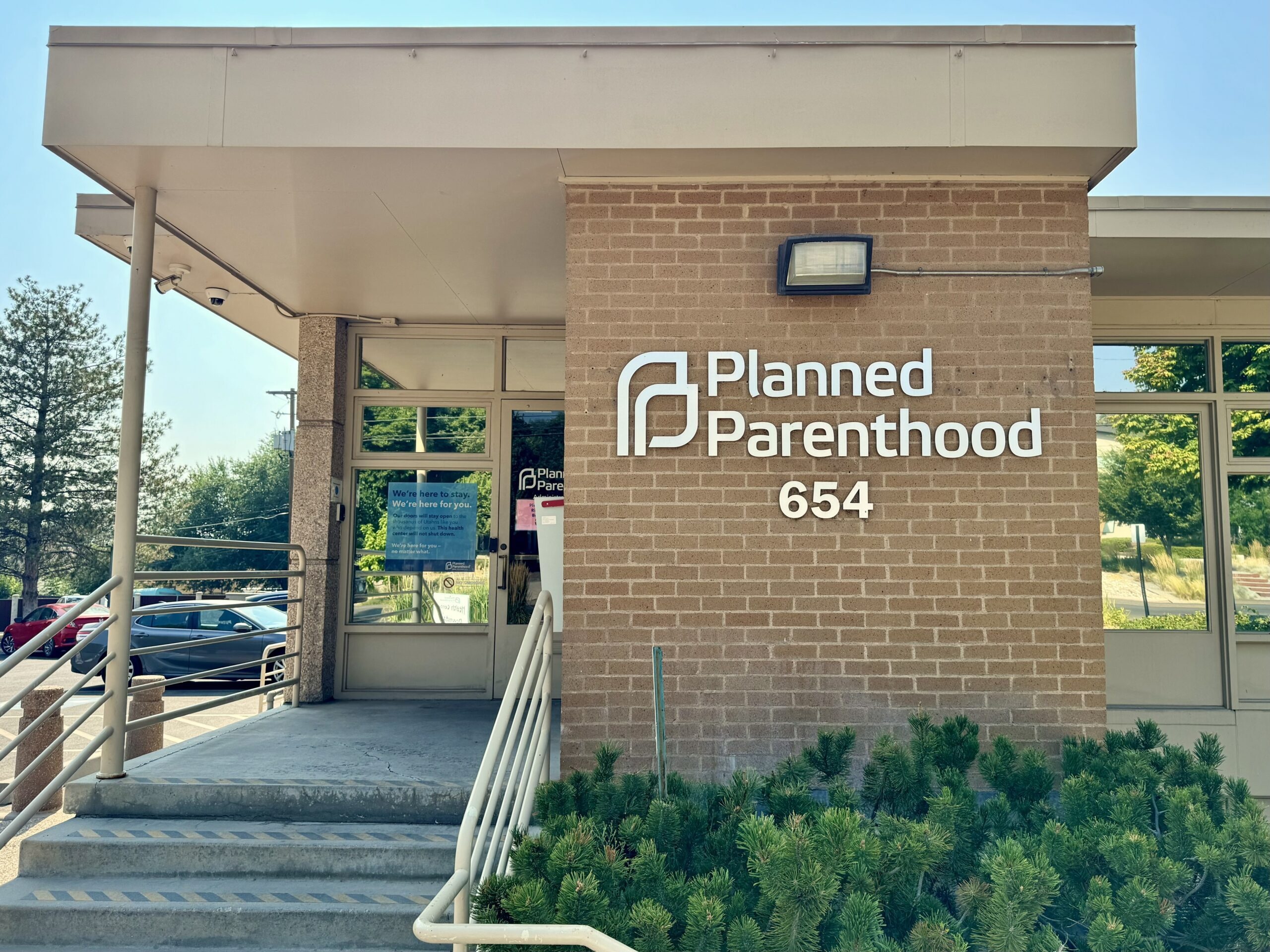 A Planned Parenthood clinic in Salt Lake City is pictured on Wednesday, July 31, 2024. (Photo by McKenzie Romero/Utah News Dispatch)