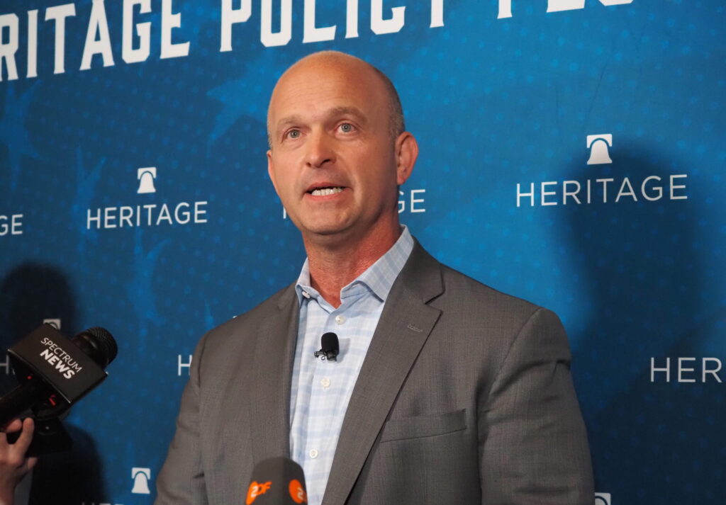 On outskirts of RNC, Heritage Foundation touts controversial Project 2025 plan On outskirts of RNC, Heritage Foundation touts controversial Project 2025 plan