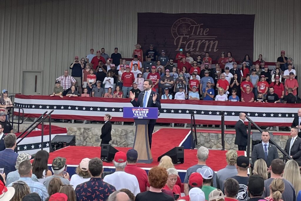 JD Vance closes with a unity pitch in Selma. Trump’s violent rhetoric got in the way. JD Vance closes with a unity pitch in Selma. Trump’s violent rhetoric got in the way.
