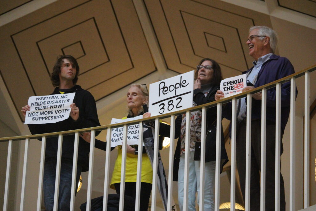 Protesters forced out, one arrested as House lawmakers override hurricane relief bill veto Protesters forced out, one arrested as House lawmakers override hurricane relief bill veto