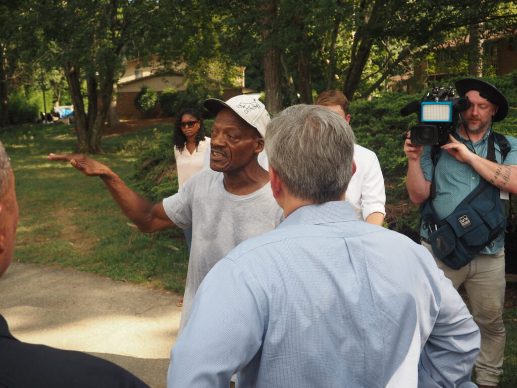 After Chantal flooding, Governor Stein surveys damage in Chapel Hill, urges federal relief After Chantal flooding, Governor Stein surveys damage in Chapel Hill, urges federal relief