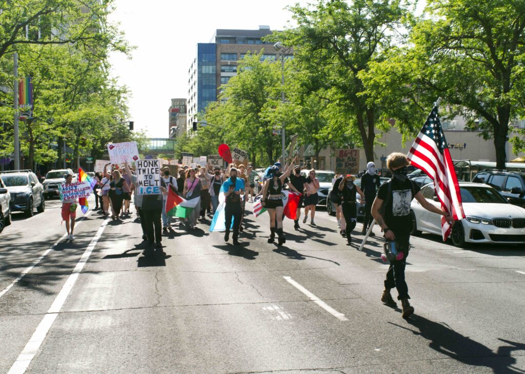 Crowds take to streets in Spokane for ‘No Kings’ protest Crowds take to streets in Spokane for ‘No Kings’ protest