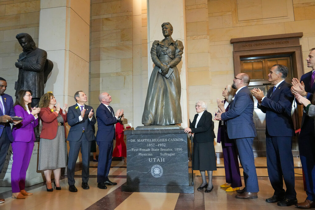 Utah’s statue of Martha Hughes Cannon, first woman state senator, finally unveiled in D.C. Utah’s statue of Martha Hughes Cannon, first woman state senator, finally unveiled in D.C.