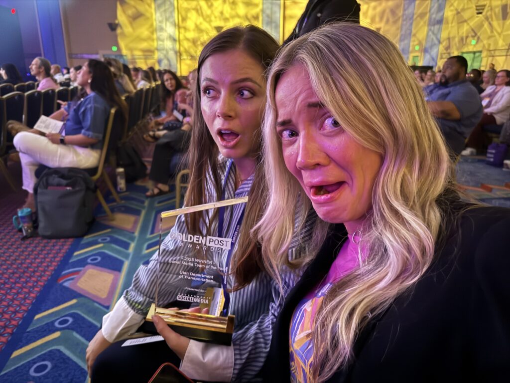Utah Department of Transportation’s ‘scrappy’ social media team wins national award Utah Department of Transportation’s ‘scrappy’ social media team wins national award