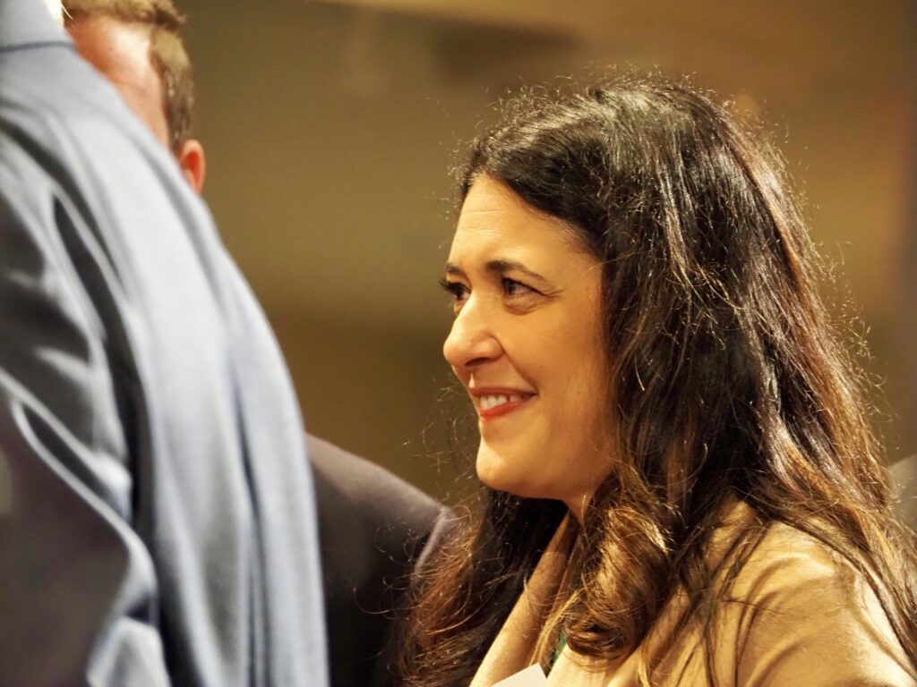 Constituent presses Rep. Stephanie Bice to hold in-person town halls