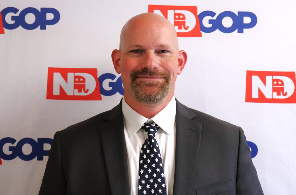 North Dakota Republican Party division apparent as new chair elected in split vote North Dakota Republican Party division apparent as new chair elected in split vote