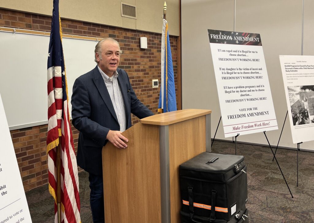 Group submits abortion ballot petitions as opponents pledge legal challenge Group submits abortion ballot petitions as opponents pledge legal challenge
