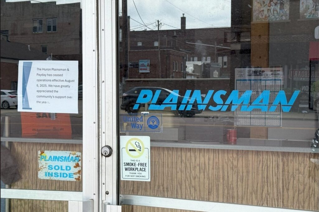 Company’s sudden shutdown closes four newspapers in eastern South Dakota