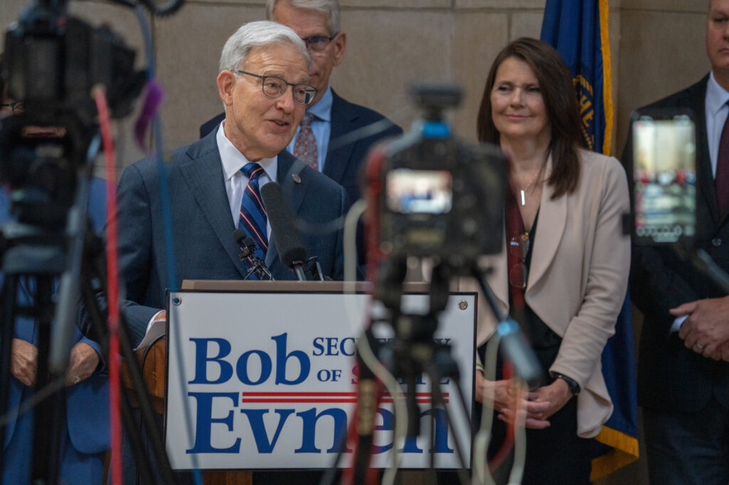 Nebraska Secretary of State Bob Evnen announces reelection bid Nebraska Secretary of State Bob Evnen announces reelection bid