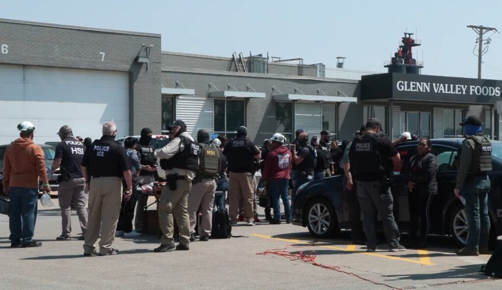 ICE: Most detained Glenn Valley Foods workers being held, processed in North Platte facility ICE: Most detained Glenn Valley Foods workers being held, processed in North Platte facility