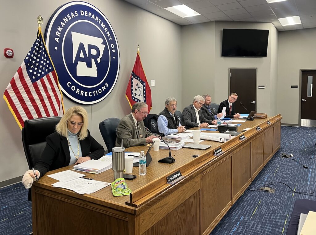 Arkansas Board of Corrections meeting interrupted by racist video