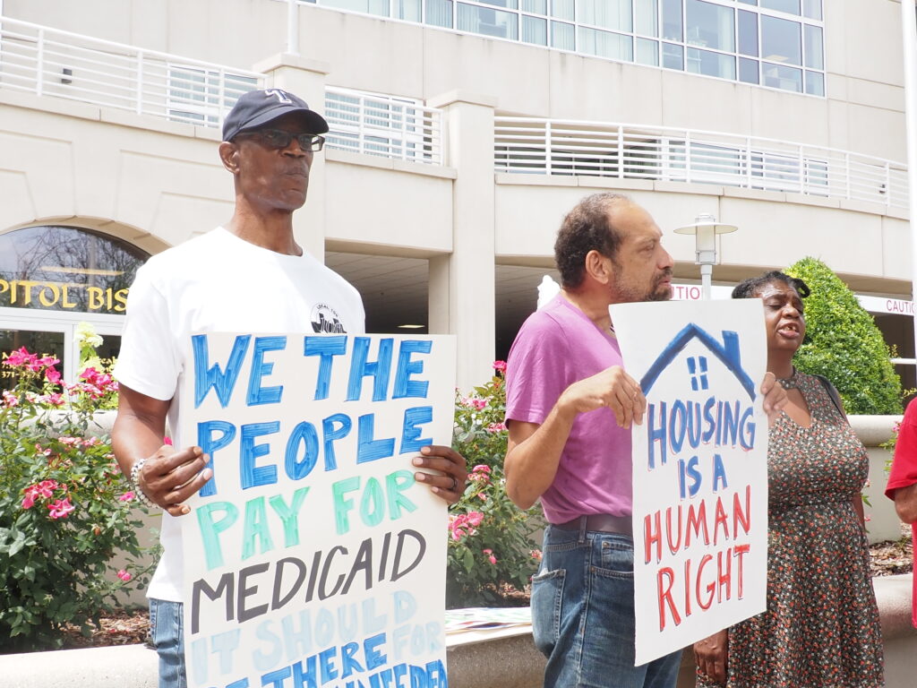 Demonstrators demand Arkansas senators vote against ‘One Big, Beautiful Bill’ Demonstrators demand Arkansas senators vote against ‘One Big, Beautiful Bill’