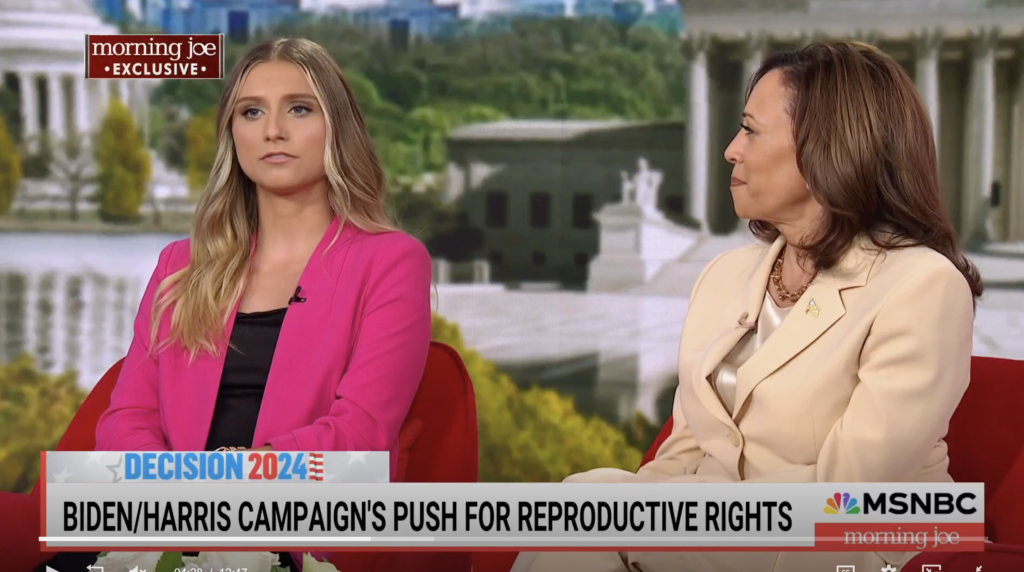 Kentucky abortion rights advocate speaks on national television with Vice President Harris聽 Kentucky abortion rights advocate speaks on national television with Vice President Harris聽