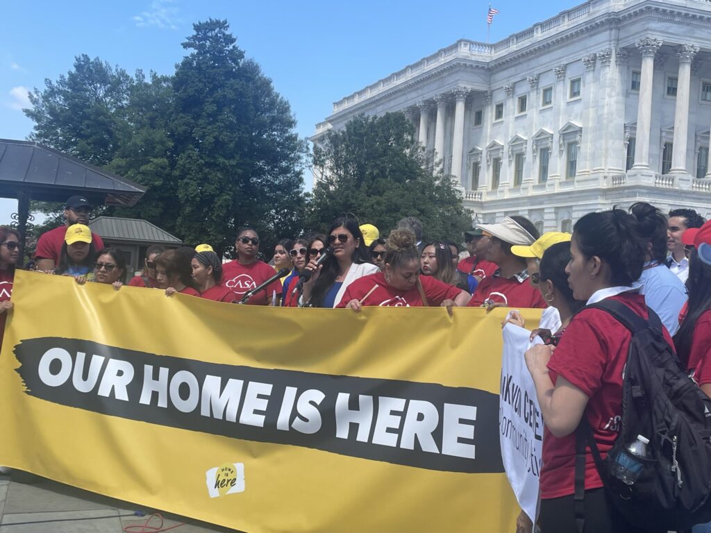Immigrant advocates, congressional Dems press Biden for permanent protections Immigrant advocates, congressional Dems press Biden for permanent protections