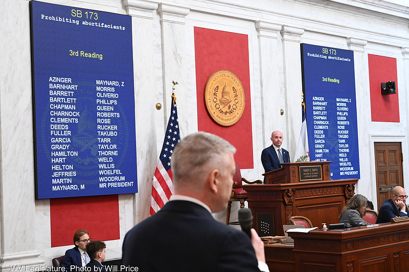 Senate passes bill prohibiting abortifacients being prescribed or mailed to West Virginia