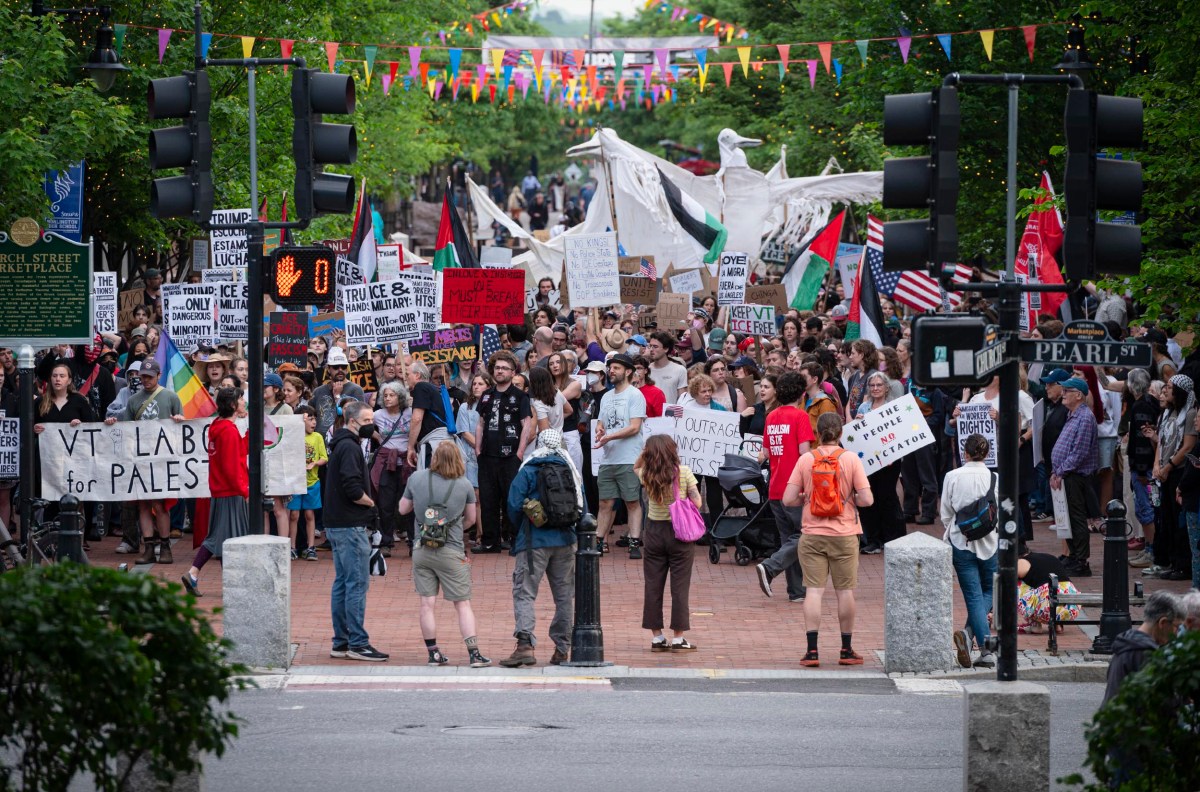 Hundreds gather in Burlington to protest ICE raids | News From The States