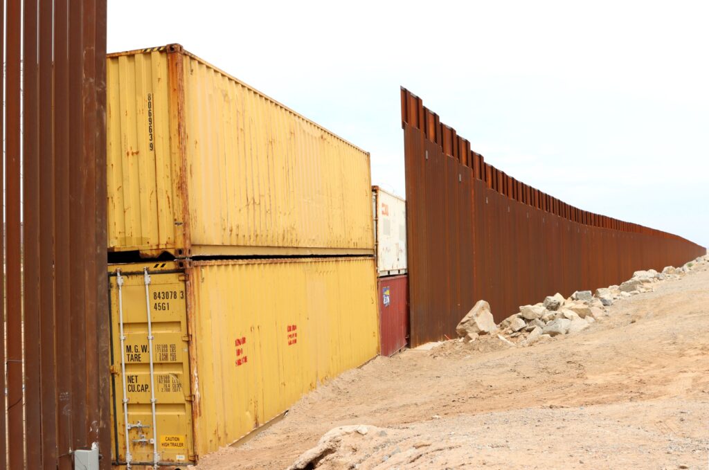 Doug Ducey, federal government battle over shipping containers at the ...