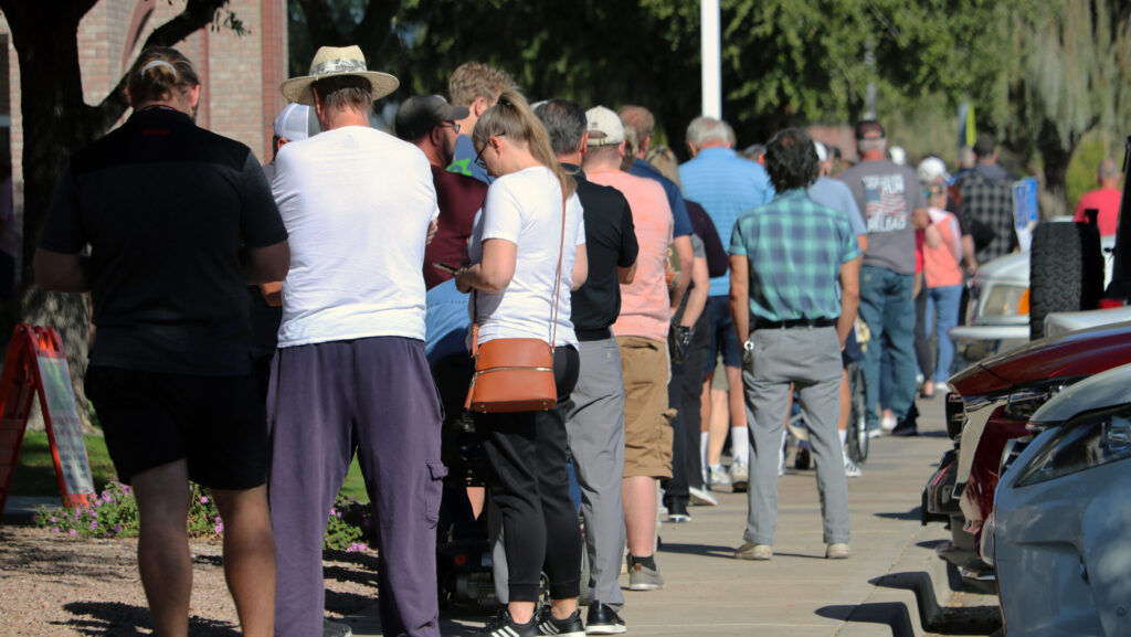 Republicans sue to purge at least 500,000 people from Arizona’s voter rolls Republicans sue to purge at least 500,000 people from Arizona’s voter rolls