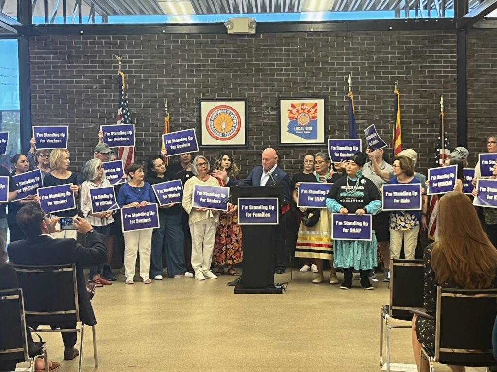 Kelly: Republicans cut health care and food for AZ families so the wealthy could pay lower taxes Kelly: Republicans cut health care and food for AZ families so the wealthy could pay lower taxes