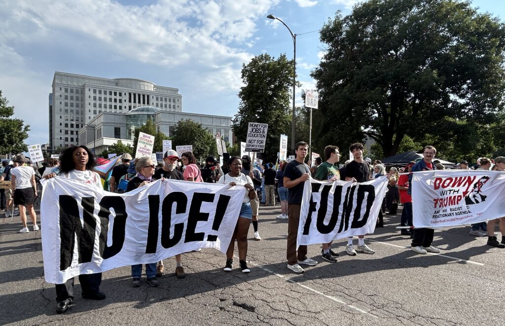 ‘Good trouble’ demonstrators in Denver part of nationwide protest against Trump policies ‘Good trouble’ demonstrators in Denver part of nationwide protest against Trump policies