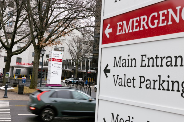 CT legislators to hospitals: Trust us on taxes, again A sign points to the entrance to the Hartford Hospital emergency department. Credit: Shahrzad Rasekh / CT Mirror