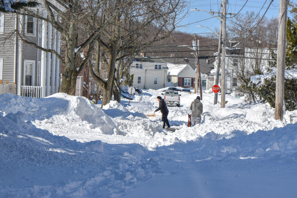 Travel ban lifted at noon; thousands still without power as blizzard cleanup continues