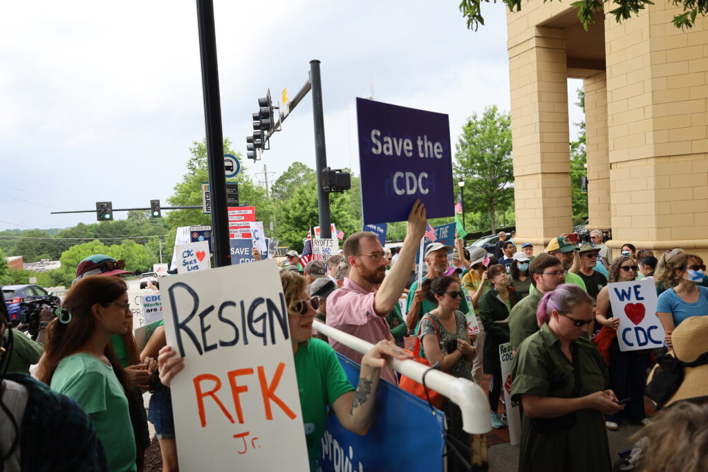 CDC supporters continue to rally for public health months after mass layoffs began CDC supporters continue to rally for public health months after mass layoffs began