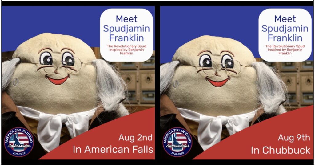 Idaho state treasurer unveils ‘historic’ Spuddy Buddy mascots for America250 Idaho state treasurer unveils ‘historic’ Spuddy Buddy mascots for America250