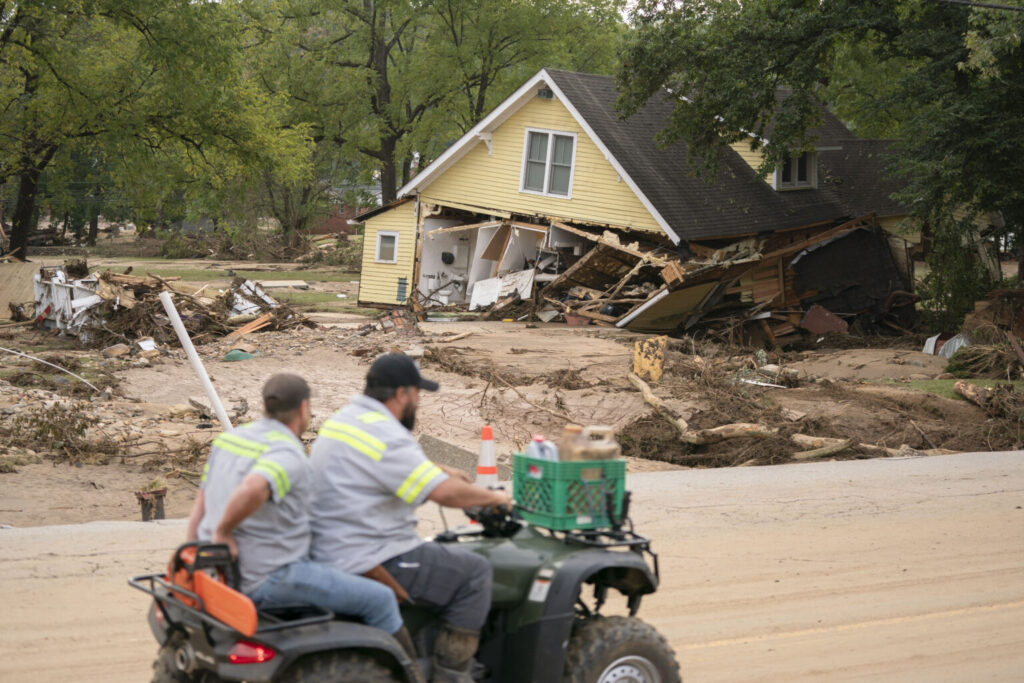 Biden pledges federal help for states in the Southeast stricken by catastrophic storm Biden pledges federal help for states in the Southeast stricken by catastrophic storm