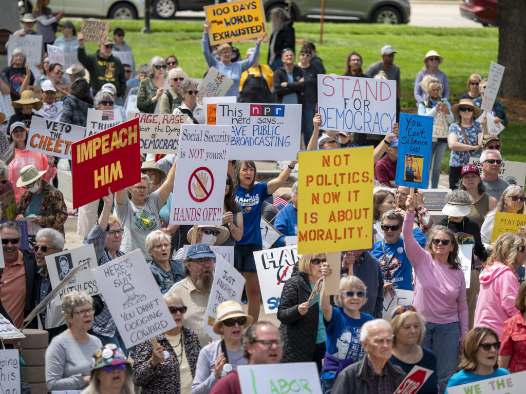Kansas troopers on standby for protests, ahead of nationwide anti-Trump demonstrations Kansas troopers on standby for protests, ahead of nationwide anti-Trump demonstrations