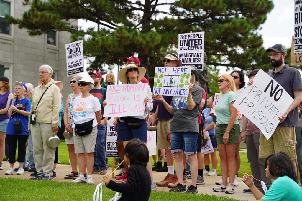 Former CoreCivic workers, Leavenworth residents march against plan to reopen prison as ICE facility Former CoreCivic workers, Leavenworth residents march against plan to reopen prison as ICE facility