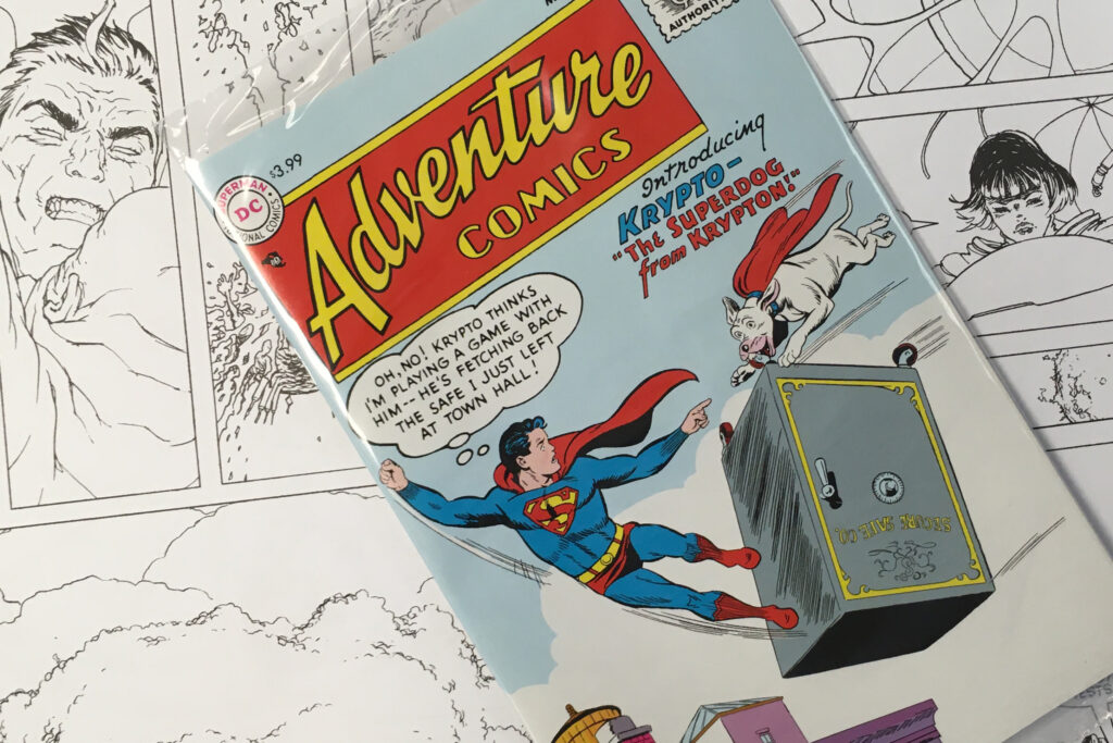 Can an 87-year-old superhero from Kansas still be relevant? Yes, if it’s Superman — and his dog. Can an 87-year-old superhero from Kansas still be relevant? Yes, if it’s Superman — and his dog.
