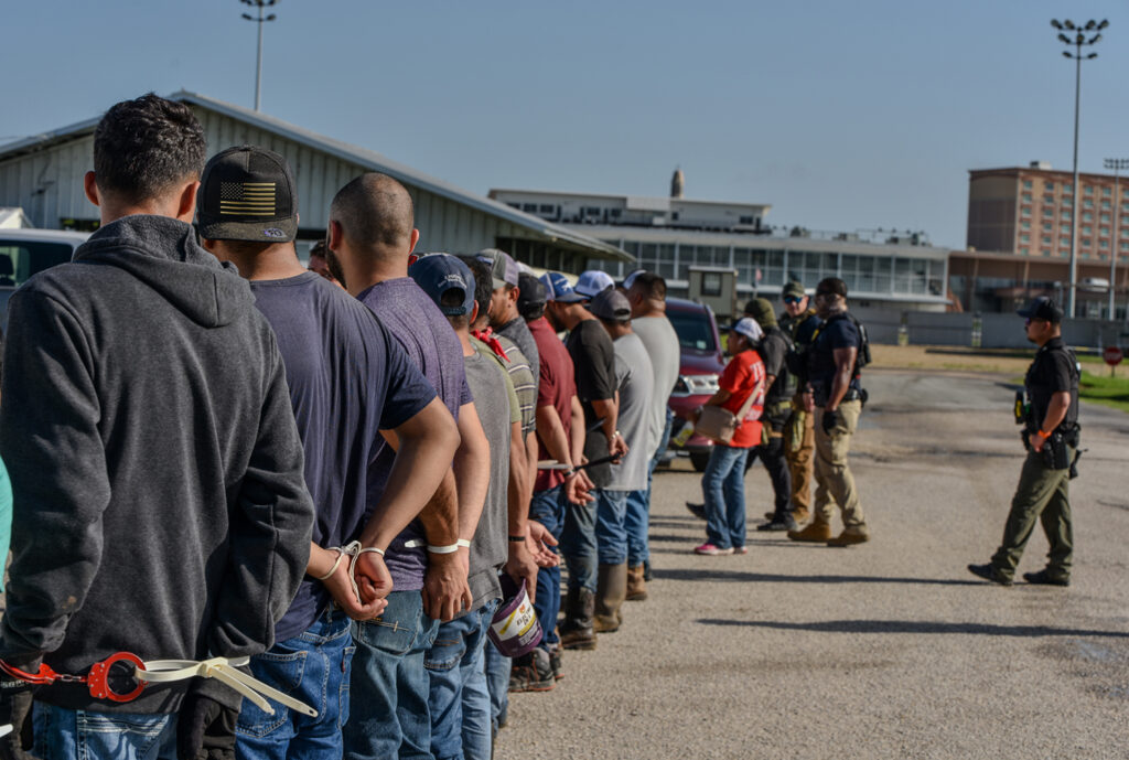 84 arrested in immigration raid at Louisiana horse racing track 84 arrested in immigration raid at Louisiana horse racing track