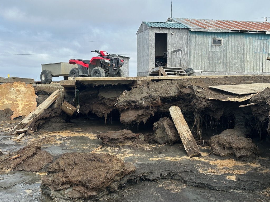 Floods are swallowing their village. The EPA has cut their lifeline. Floods are swallowing their village. The EPA has cut their lifeline.