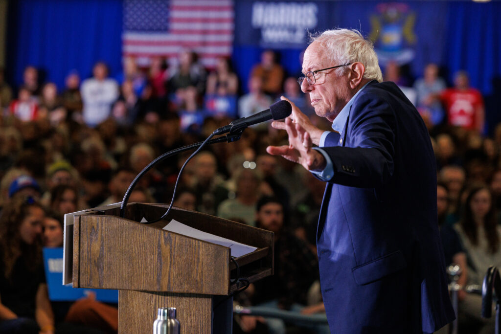 In Saginaw, Sanders decries ‘war’ against working class, calls Trump a ‘pathological liar’ In Saginaw, Sanders decries ‘war’ against working class, calls Trump a ‘pathological liar’