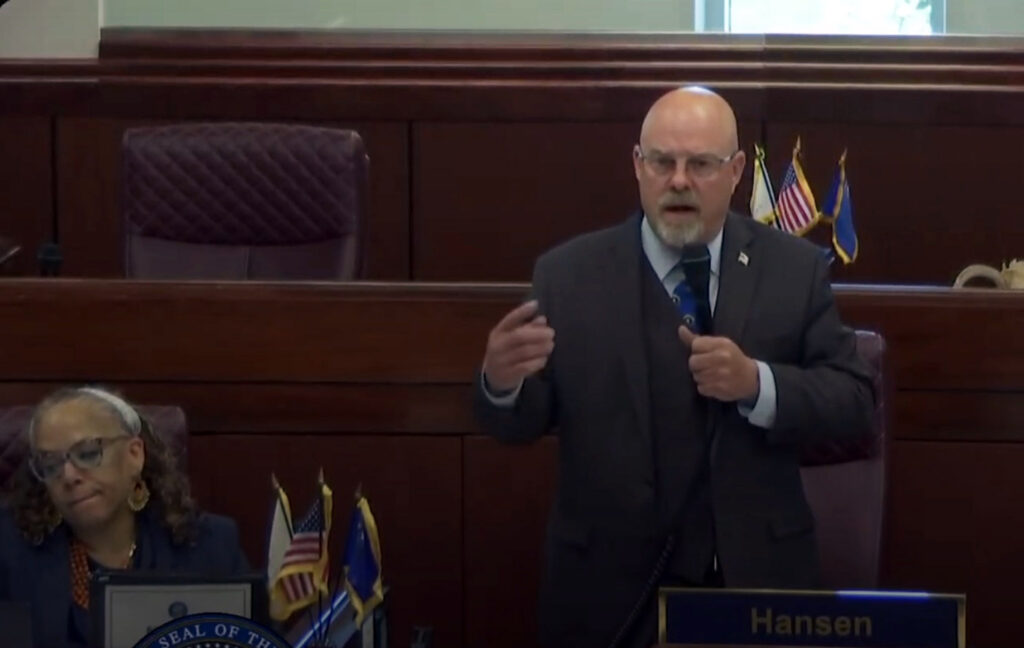 At Lombardo’s request, Hansen ‘reluctantly’ blocks bill to rein in runaway corporate home ownership At Lombardo’s request, Hansen ‘reluctantly’ blocks bill to rein in runaway corporate home ownership