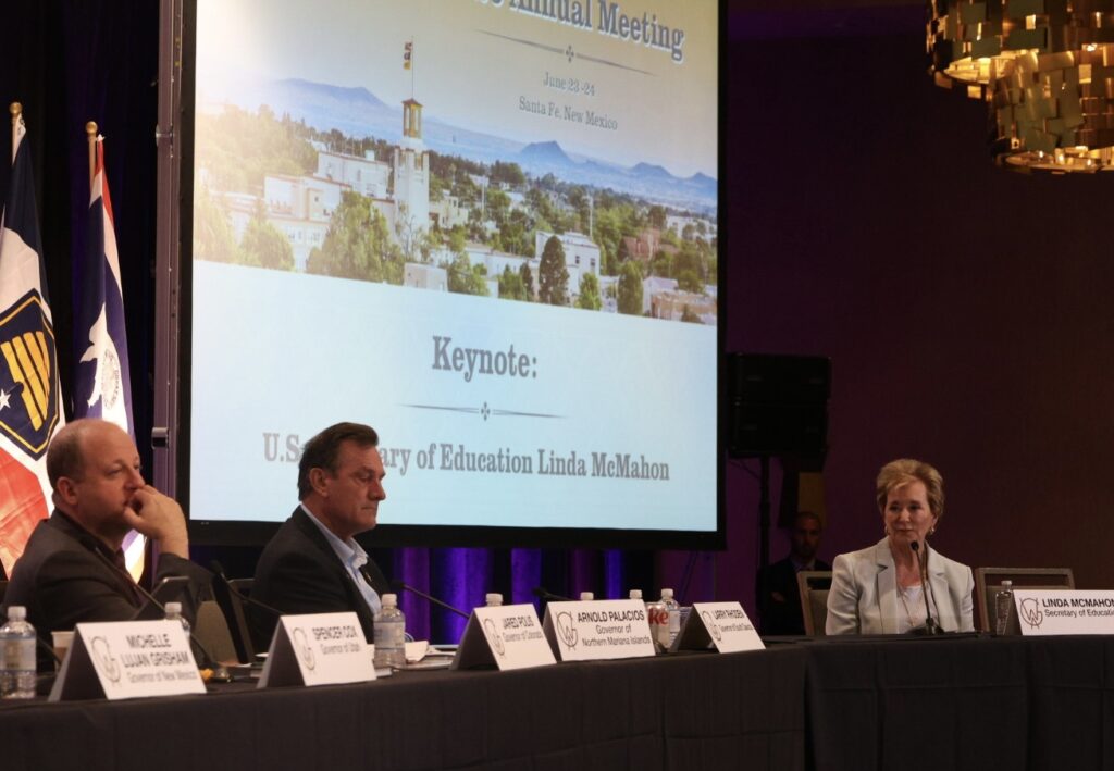 US Education Secretary defends resumption of student loan collections in NM speech US Education Secretary defends resumption of student loan collections in NM speech