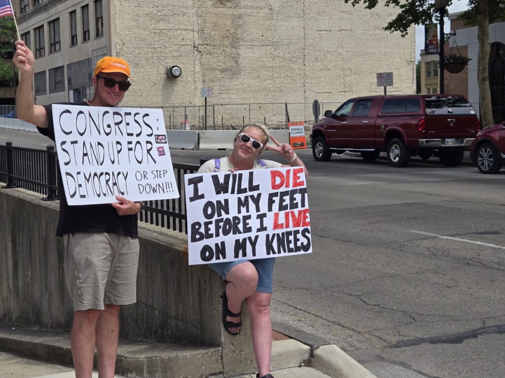 Springfield, Ohio residents rally on behalf of those who don’t feel safe Springfield, Ohio residents rally on behalf of those who don’t feel safe