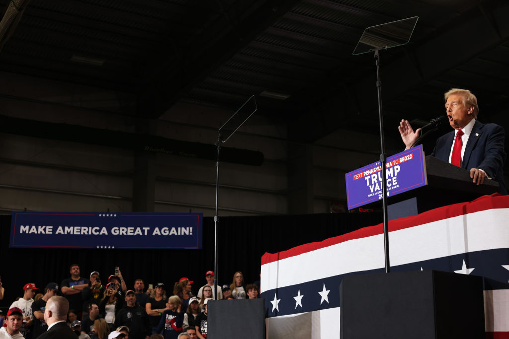 Trump campaigns in eastern Pennsylvania with rallies in Scranton and Reading Trump campaigns in eastern Pennsylvania with rallies in Scranton and Reading