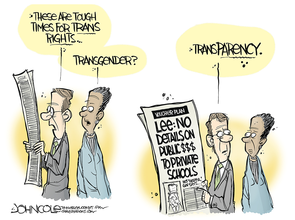 John Cole’s Tennessee: Tough times for transparency. John Cole’s Tennessee: Tough times for transparency.