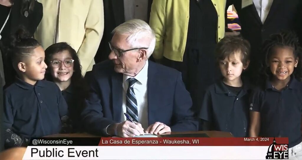 Evers signs child care tax credit hike, urges more action on child care support Evers signs child care tax credit hike, urges more action on child care support