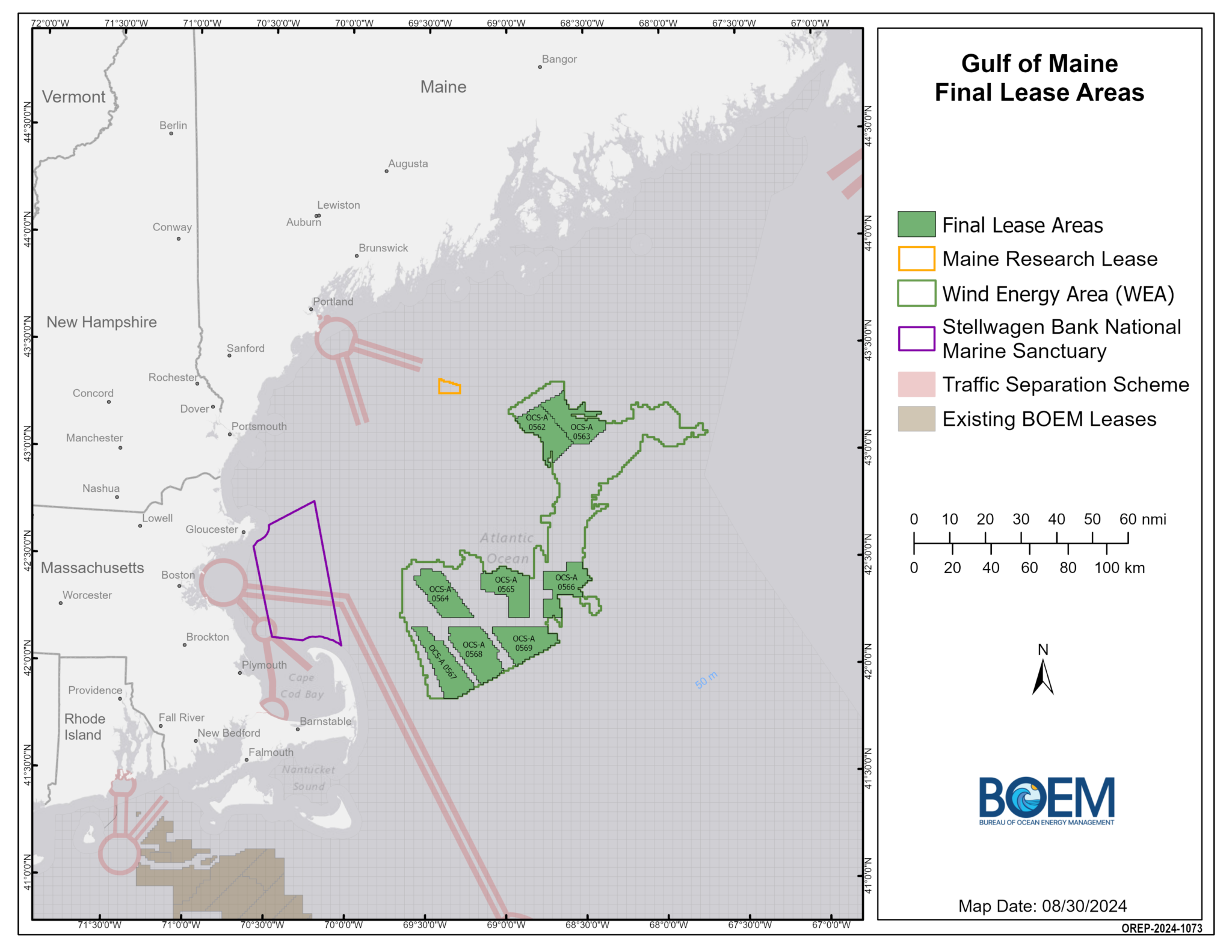 Gulf of Maine offshore wind lease auction set for late October Gulf of Maine offshore wind lease auction set for late October